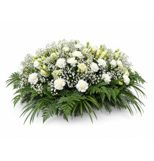 Ikebana Júlia-bielo-zelená