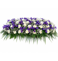 Ikebana Júlia XXL - bielo-fialová