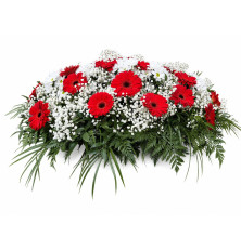 Ikebana Vierka-červeno-biela