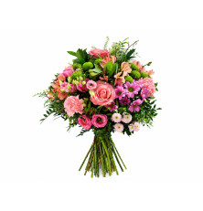 Kytica - ružové odtiene