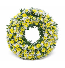 Veniec Jana-bielo-žltá