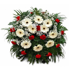 Veniec Simona-bielo-červená